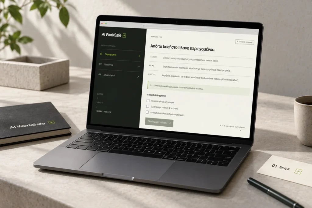 AI WorkSafe — The digital experience — Workflow studio