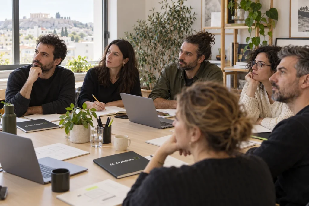 AI WorkSafe — Learning together — Workshop atmosphere