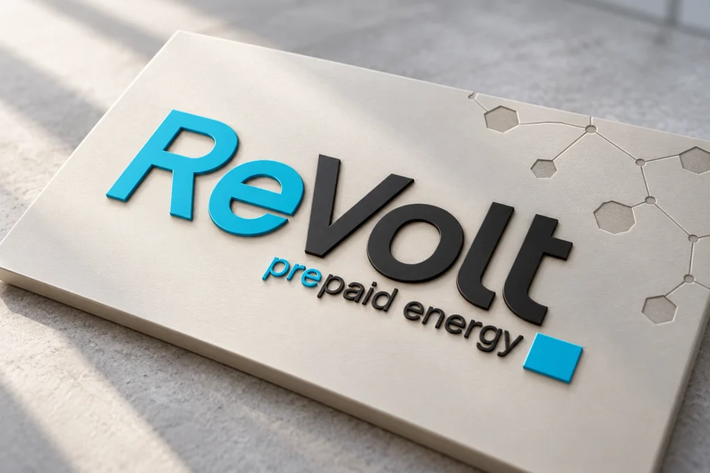 ReVolt Energy — prepaid energy brand identity