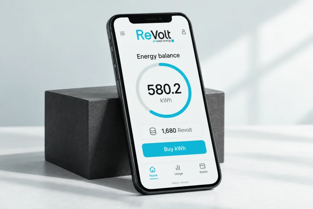 ReVolt Energy — Energy dashboard — New UX visualisation